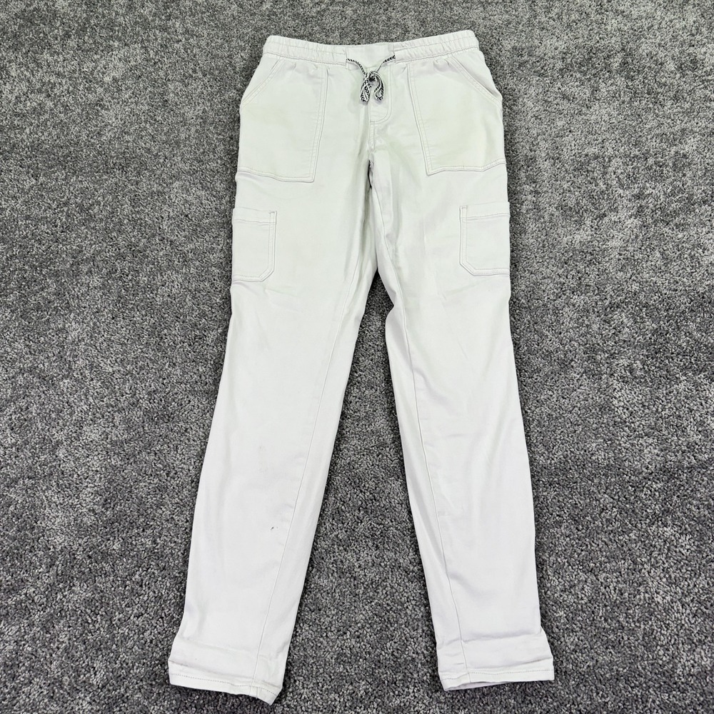 Maurices Pants Womens Small Gray Cargo Elastic Waist Stretch Casual Pockets